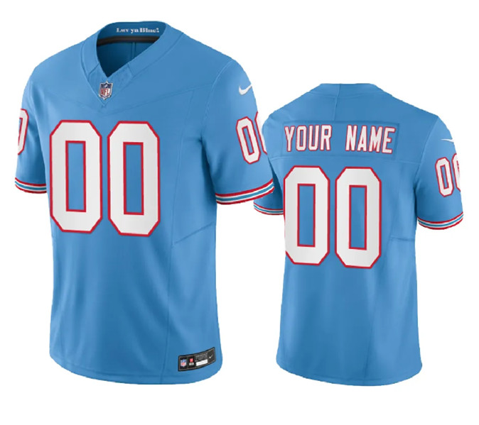 Custom Tennessee Titans Vapor F.U.S.E. Limited Jersey